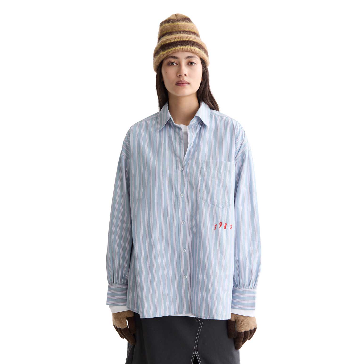 Scotch & Soda Embroidered Girlfriend Shirt